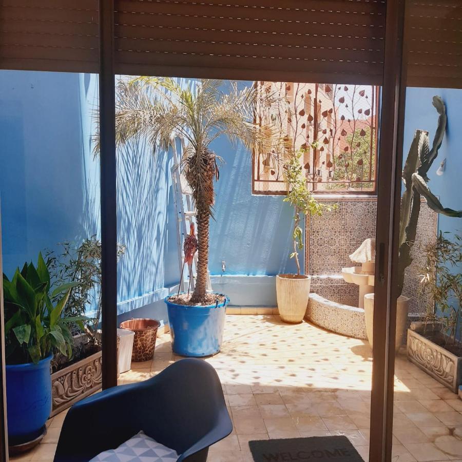 Appartement Patio Centre Gueliz Marrakesch Exterior foto