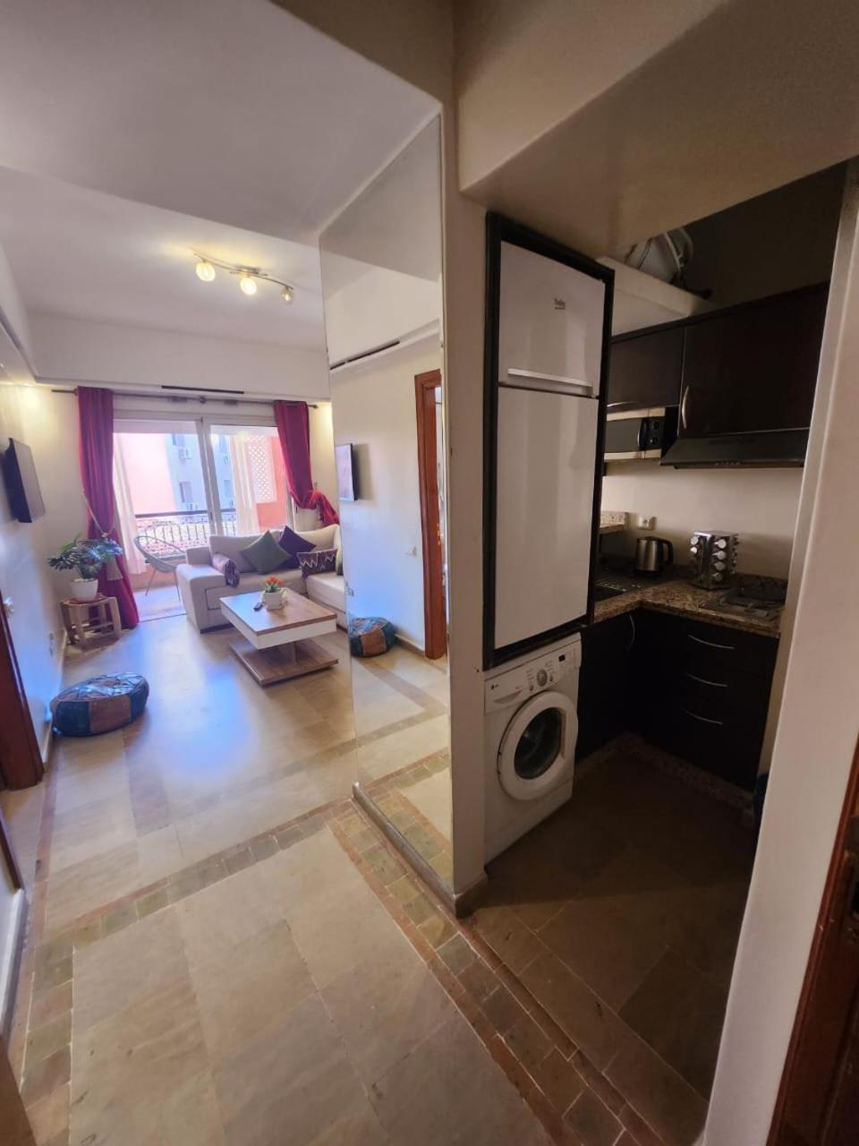 Appartement Patio Centre Gueliz Marrakesch Exterior foto
