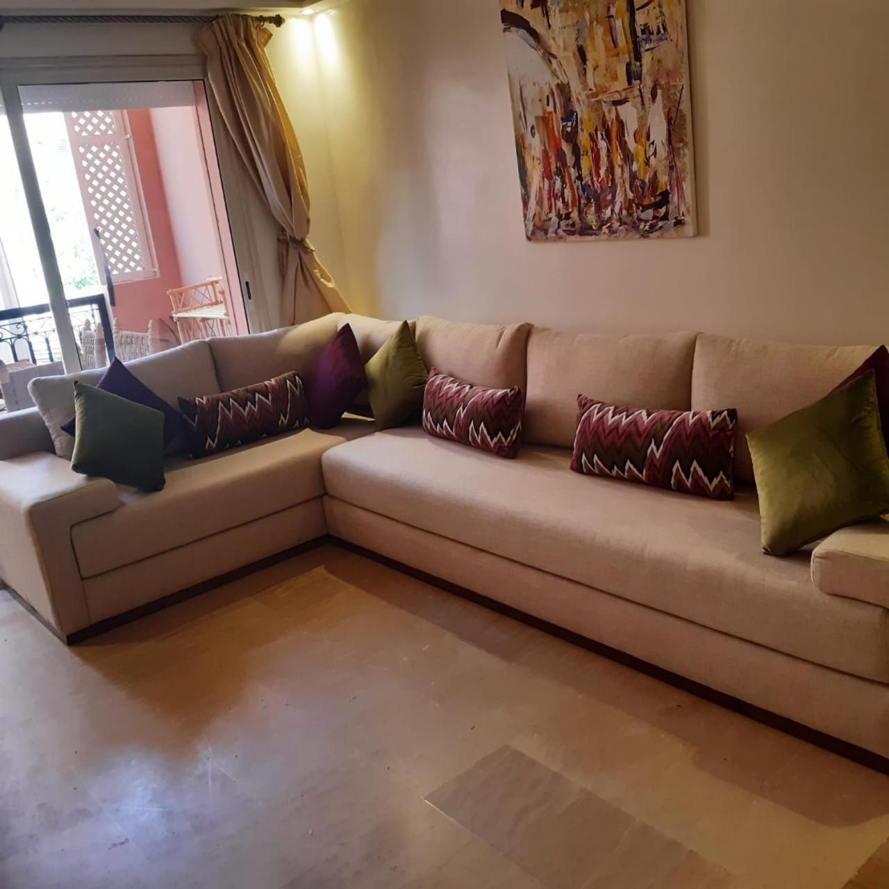 Appartement Patio Centre Gueliz Marrakesch Exterior foto